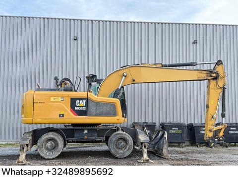 2018 Caterpillar MH3022 wheel excavator, side profile view 2018 Caterpillar MH3022 wheel excavator, side profile view