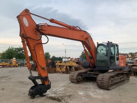 2007 Hitachi ZX180LC-3 crawler excavator, side profile view 2007 Hitachi ZX180LC-3 crawler excavator, side profile view