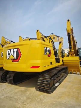 2026 Caterpillar 320GC crawler excavator rear three-quarter view 2026 Caterpillar 320GC crawler excavator rear three-quarter view