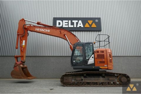 2021 Hitachi ZX225USLC-6 crawler excavator side view 2021 Hitachi ZX225USLC-6 crawler excavator side view