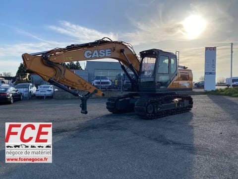 2024 CASE CX 160E crawler excavator, side profile view 2024 CASE CX 160E crawler excavator, side profile view