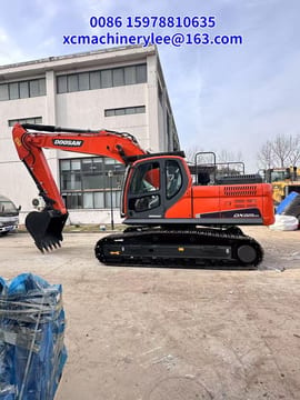 2023 Doosan DX225LCA crawler excavator, side profile view 2023 Doosan DX225LCA crawler excavator, side profile view