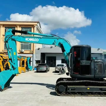 2022 Kobelco SK135SR crawler excavator, side view 2022 Kobelco SK135SR crawler excavator, side view