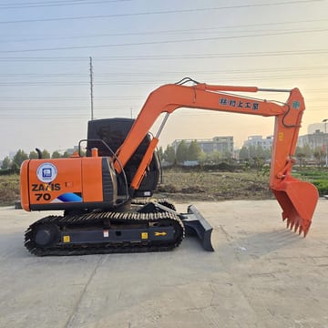 2023 Hitachi Zaxis 70 mini excavator, side view 2023 Hitachi Zaxis 70 mini excavator, side view