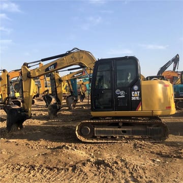 2023 Caterpillar 307E2 mini excavator, side view 2023 Caterpillar 307E2 mini excavator, side view