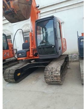 2020 Hitachi ZX120 crawler excavator, front three-quarter view 2020 Hitachi ZX120 crawler excavator, front three-quarter view