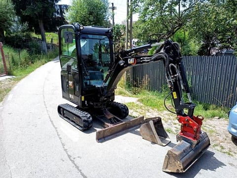 2019 Caterpillar 301.6-05A mini excavator, front three-quarter view 2019 Caterpillar 301.6-05A mini excavator, front three-quarter view