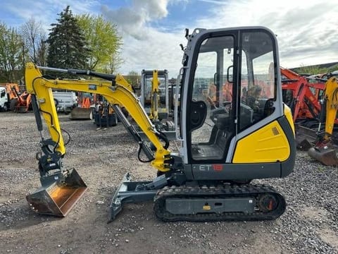 2024 Wacker Neuson ET18 mini excavator, side view 2024 Wacker Neuson ET18 mini excavator, side view