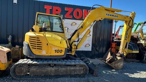 2011 Yanmar SV100 crawler excavator side view 2011 Yanmar SV100 crawler excavator side view