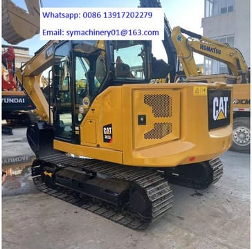 2023 Caterpillar 307.5 crawler excavator, rear three-quarter view 2023 Caterpillar 307.5 crawler excavator, rear three-quarter view