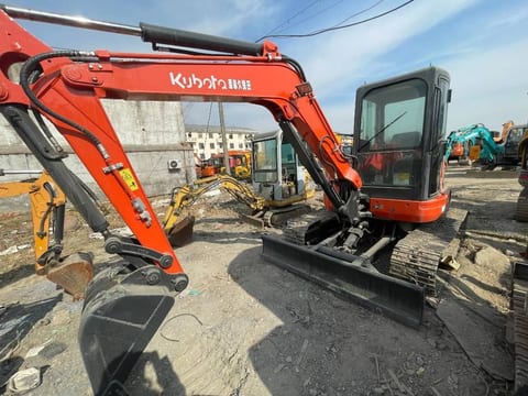 2023 Kubota U35 mini excavator, side view 2023 Kubota U35 mini excavator, side view