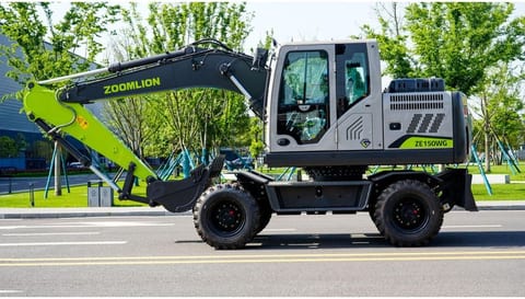 2025 Zoomlion ZE150WG wheel excavator side view 2025 Zoomlion ZE150WG wheel excavator side view