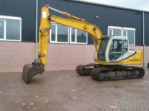 2012 Kato HD512-3 crawler excavator, side view 2012 Kato HD512-3 crawler excavator, side view