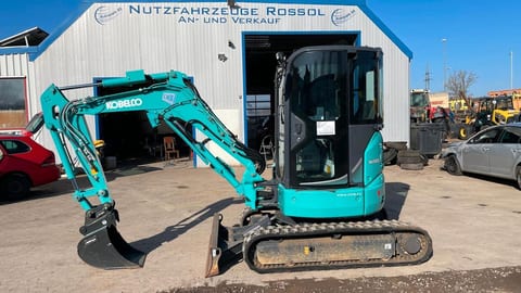 2023 Kobelco SK28SR-6F mini excavator, side view 2023 Kobelco SK28SR-6F mini excavator, side view