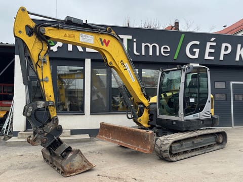 2017 Wacker Neuson ET90 crawler excavator, side profile view 2017 Wacker Neuson ET90 crawler excavator, side profile view
