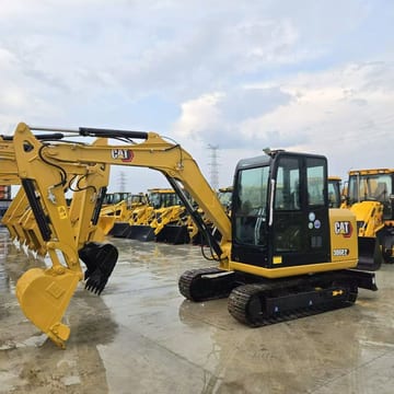 2023 Caterpillar 306E2 mini excavator, side profile view 2023 Caterpillar 306E2 mini excavator, side profile view