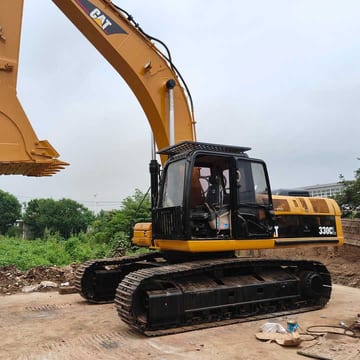 Caterpillar 330CL crawler excavator side view Caterpillar 330CL crawler excavator side view