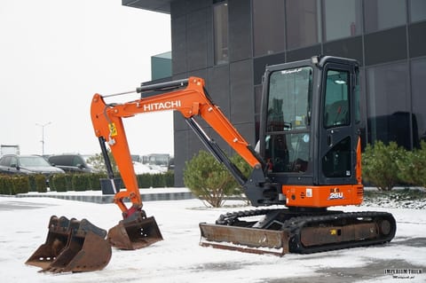 2022 Hitachi Zaxis 26U mini excavator, side view 2022 Hitachi Zaxis 26U mini excavator, side view