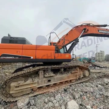 2020 Doosan DX520LC-9C excavator, side profile view 2020 Doosan DX520LC-9C excavator, side profile view