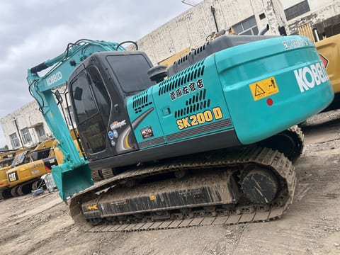 2024 Kobelco SK200D crawler excavator, rear three-quarter view 2024 Kobelco SK200D crawler excavator, rear three-quarter view