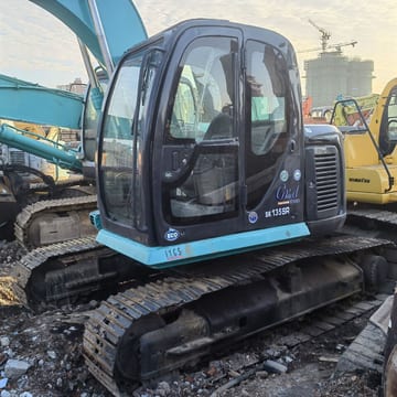 2024 Kobelco SK135SR crawler excavator cab view 2024 Kobelco SK135SR crawler excavator cab view