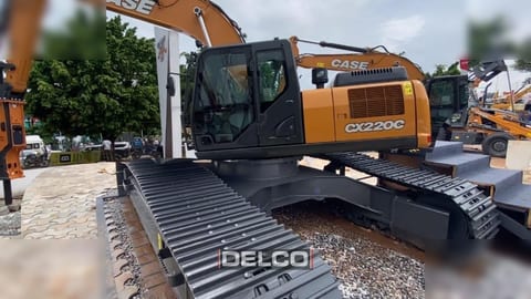 2026 CASE CX220C LC crawler excavator, side view 2026 CASE CX220C LC crawler excavator, side view
