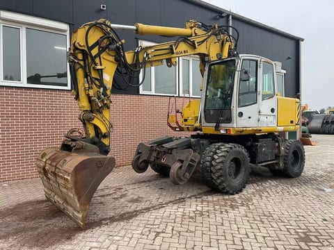 2005 Atlas 1604K wheel excavator, side profile view 2005 Atlas 1604K wheel excavator, side profile view