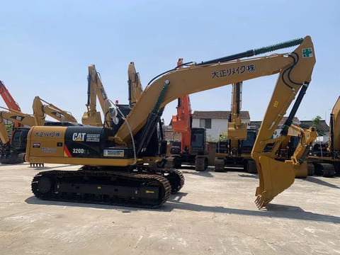 Koparka gąsienicowa 2020 Caterpillar 320D2 L, widok profilu bocznego Koparka gąsienicowa 2020 Caterpillar 320D2 L, widok profilu bocznego