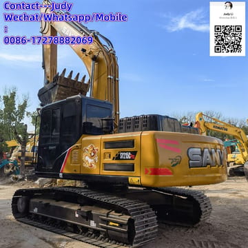 2023 Sany SY215C Pro crawler excavator, rear three-quarter view 2023 Sany SY215C Pro crawler excavator, rear three-quarter view
