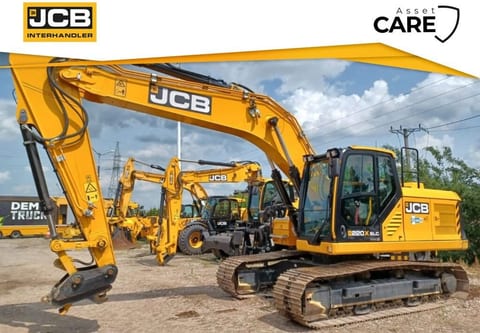 2023 JCB JS220X crawler excavator, side view 2023 JCB JS220X crawler excavator, side view