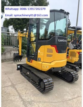 2025 LiuGong 9027FZTS mini excavator, front three-quarter view