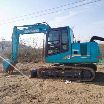 2024 Sunward SWE90E mini excavator, side view 2024 Sunward SWE90E mini excavator, side view