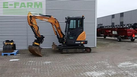 2021 CASE CX37C mini excavator, side view 2021 CASE CX37C mini excavator, side view