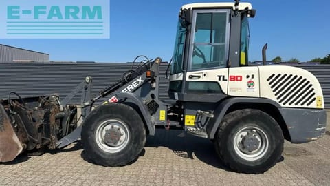 2013 Terex TL80 wheel loader, side view 2013 Terex TL80 wheel loader, side view