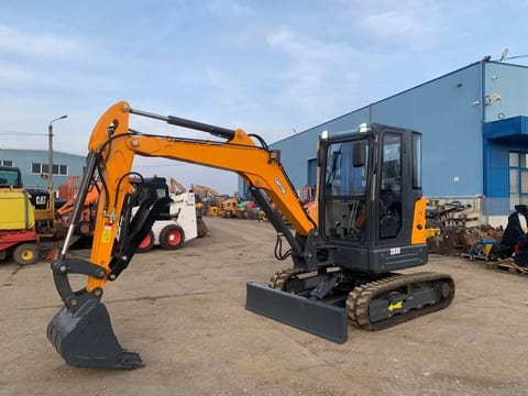 2025 Captok CK40 mini excavator, side view 2025 Captok CK40 mini excavator, side view