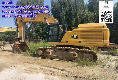 2023 Caterpillar 349 crawler excavator side view 2023 Caterpillar 349 crawler excavator side view