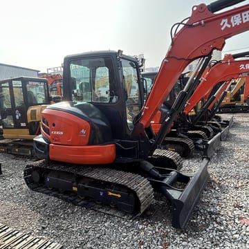2023 Kubota KX165 mini excavator, side view 2023 Kubota KX165 mini excavator, side view