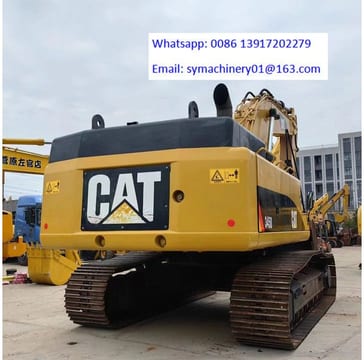 2022 Caterpillar 345D crawler excavator rear view 2022 Caterpillar 345D crawler excavator rear view