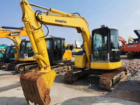 2023 Komatsu PC78US-6 excavator, side view 2023 Komatsu PC78US-6 excavator, side view
