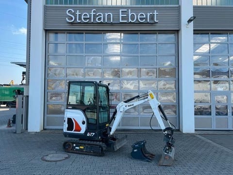 2023 Bobcat E17 mini excavator, side view 2023 Bobcat E17 mini excavator, side view