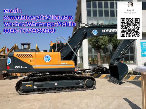 2024 Hyundai 220LC-9S crawler excavator side view 2024 Hyundai 220LC-9S crawler excavator side view