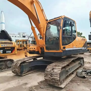 2021 Hyundai R220LC-9S crawler excavator, side profile view 2021 Hyundai R220LC-9S crawler excavator, side profile view