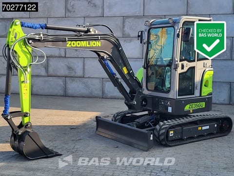 2024 Zoomlion ZE35GU mini excavator, side view 2024 Zoomlion ZE35GU mini excavator, side view