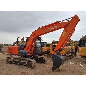 2020 Hitachi ZX120 crawler excavator, side profile view 2020 Hitachi ZX120 crawler excavator, side profile view