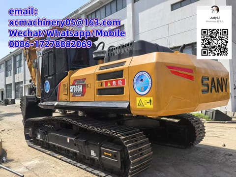 2024 Sany SY365H crawler excavator, rear three-quarter view 2024 Sany SY365H crawler excavator, rear three-quarter view