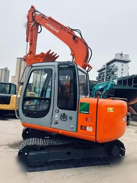 2021 Hitachi EX60 crawler excavator, side view 2021 Hitachi EX60 crawler excavator, side view