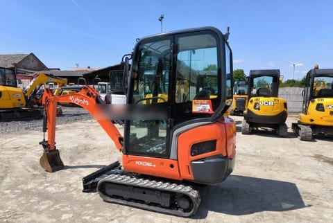 2017 Kubota KX016-4 mini excavator, side view 2017 Kubota KX016-4 mini excavator, side view