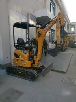 2025 XCMG XE17U mini excavator, side view 2025 XCMG XE17U mini excavator, side view