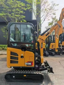 2025 Sany SY20C crawler excavator, side view 2025 Sany SY20C crawler excavator, side view
