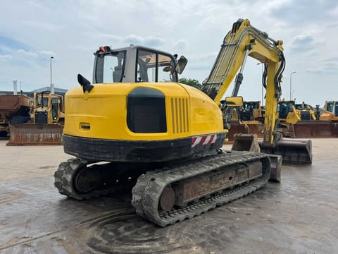 2016 Wacker Neuson ET145 crawler excavator, rear three-quarter view 2016 Wacker Neuson ET145 crawler excavator, rear three-quarter view